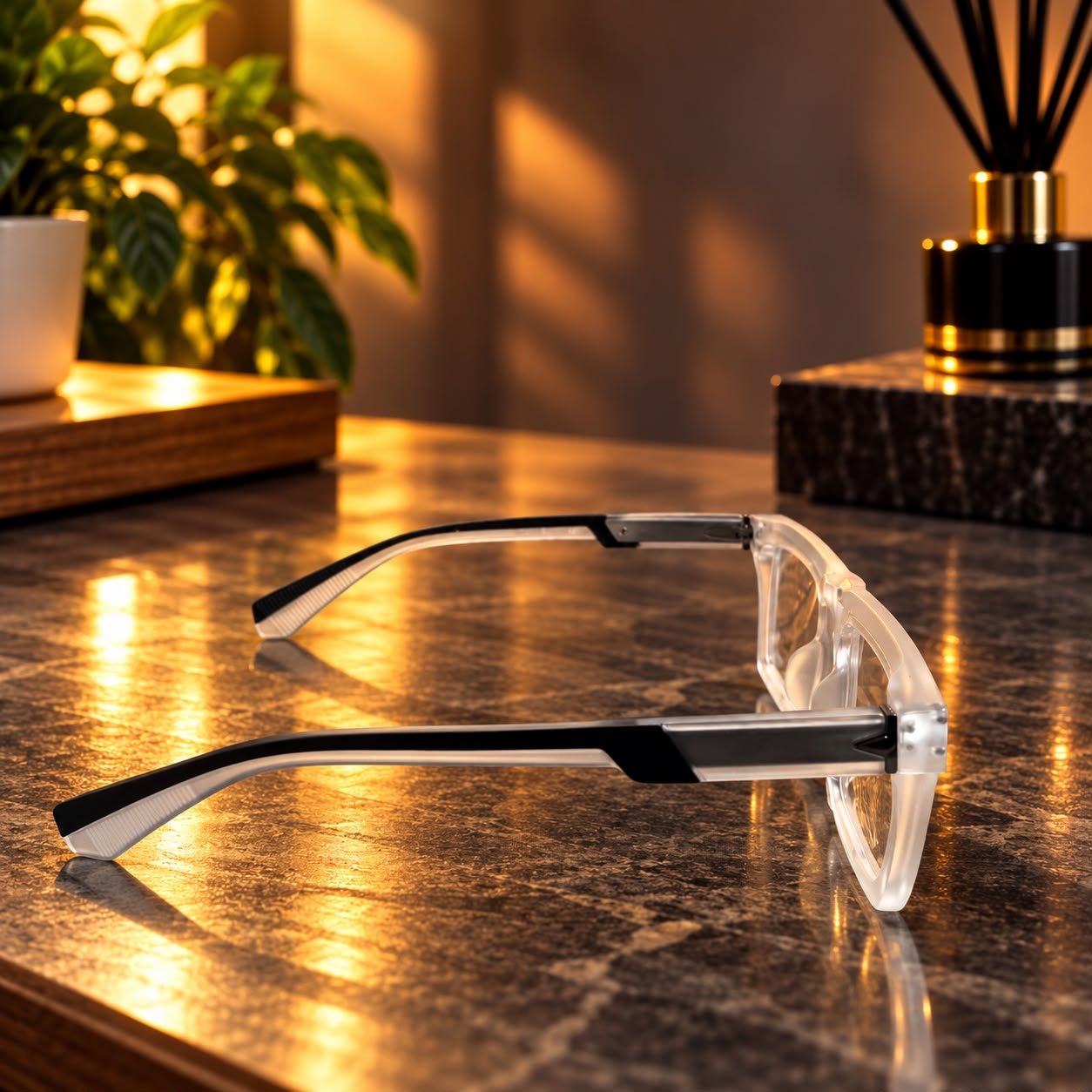 Sanwaliyas Premium Transparent Blue Light Blocking Glasses for Men & Women - Image 2