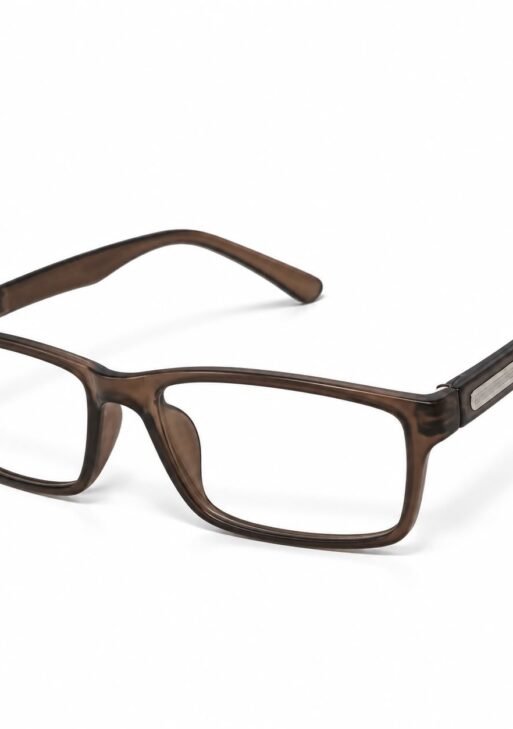 Sanwaliyas Premium Brown Transparent Blue Light Blocking Glasses for Men & Women
