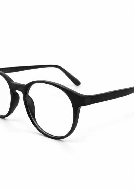 Sanwaliyas Premium Black Round Blue Light Blocking Glasses for Men & Women