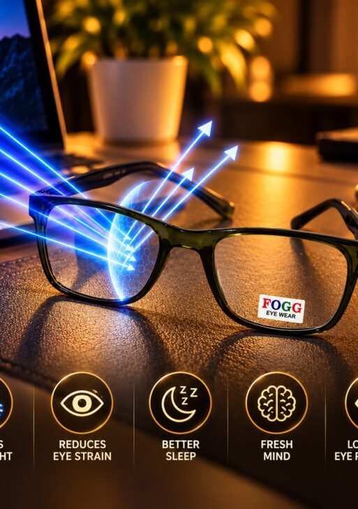 Sanwaliyas Olive Green Transparent Rectangular Eyeglasses blue light Frame for Men & Women