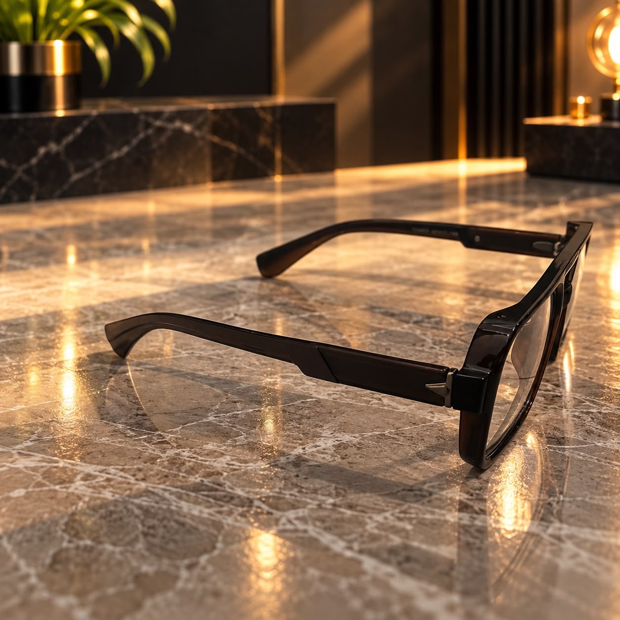 Sanwaliyas Black Rectangular Blue Light Blocking Glasses for Men and Women - Image 3