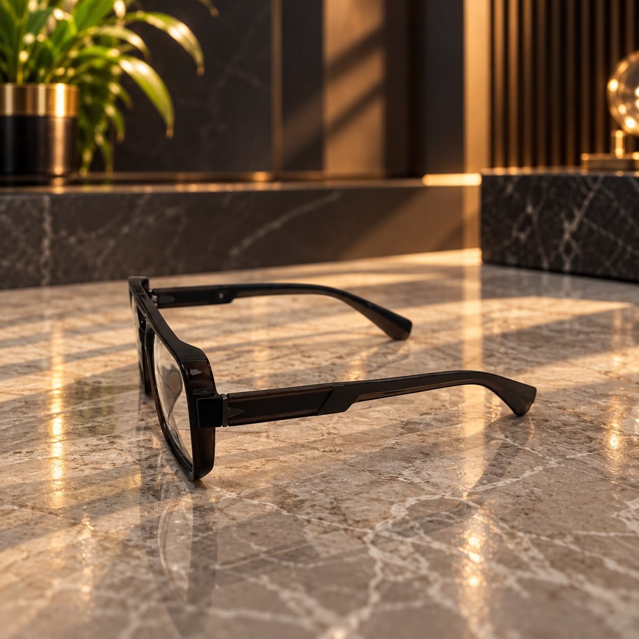 Sanwaliyas Black Rectangular Blue Light Blocking Glasses for Men and Women - Image 5