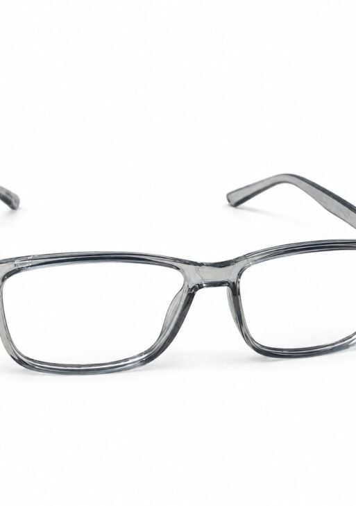 Sanwaliyas Blue Cut Computer Glasses for Men & Women, Transparent Grey Rectangular Frame